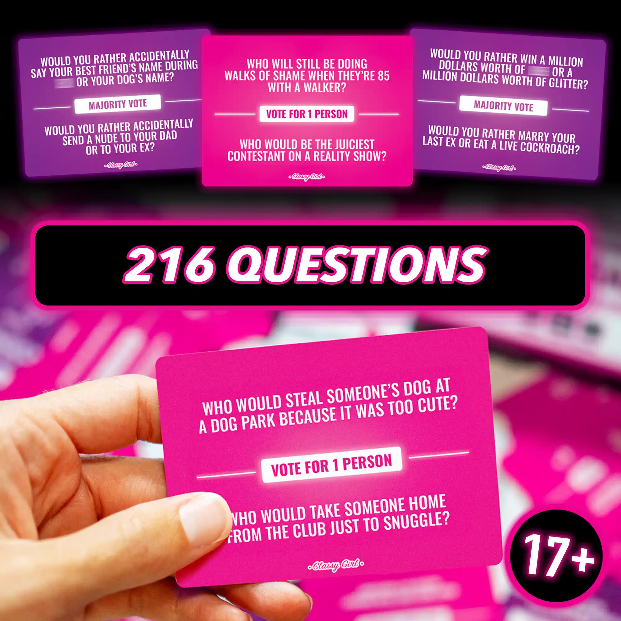 216 Funny Questions for Girls Night