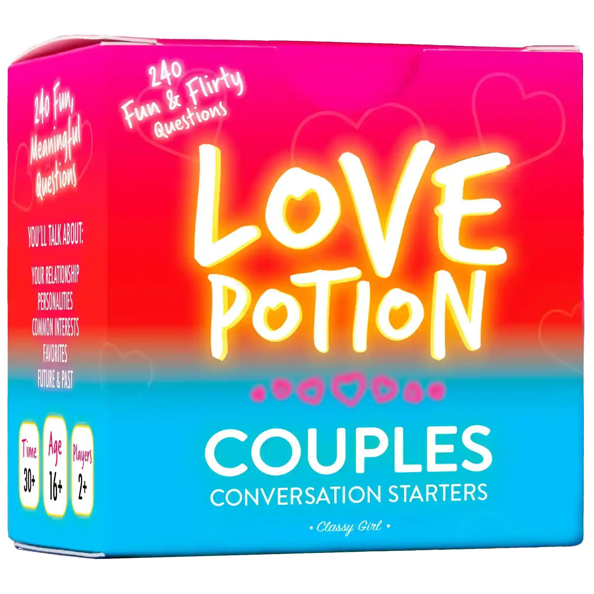 Couples Conversation Starter Cards for Adults - Love Potion Box